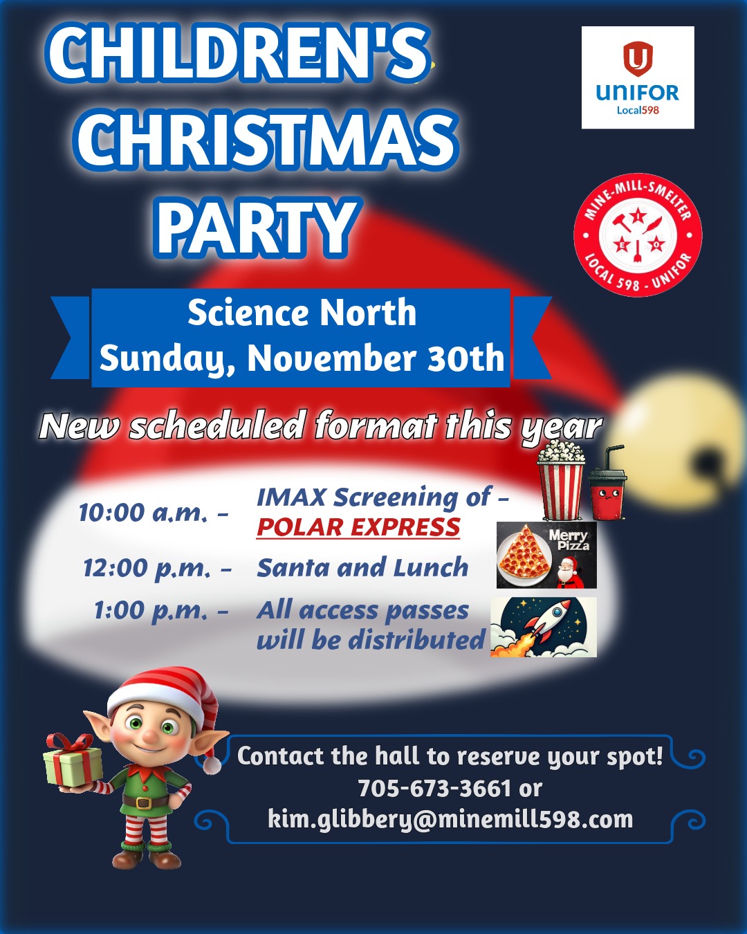 Childrens Christmas Party Poster