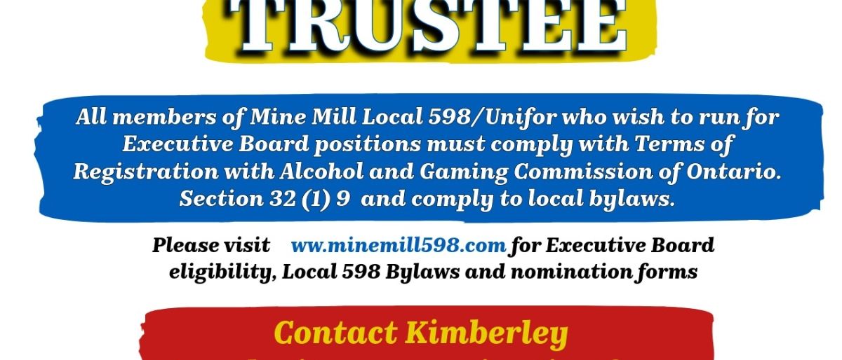 Poster calling for nominations